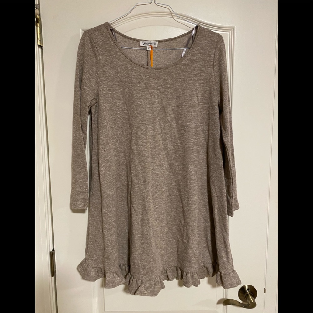 Wonderland by Orange Tan Dress NWT